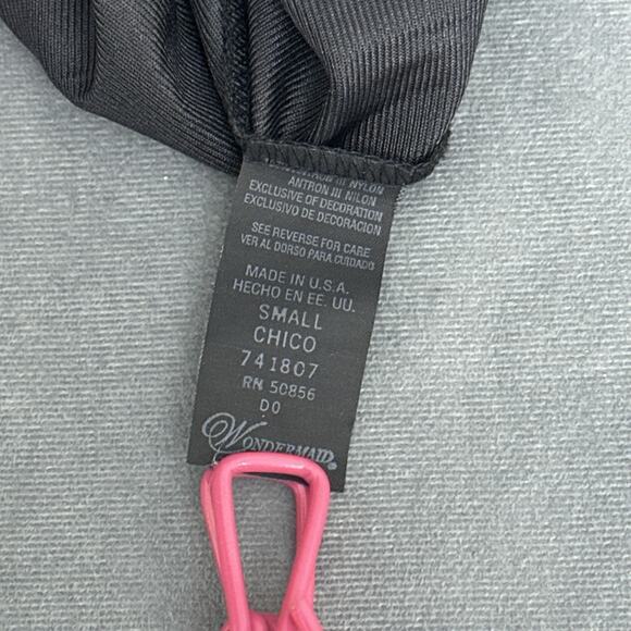 Vintage Wondermaid Half Slip Short Black Size Small 100% Nylon USA Made Lace - Picture 5 of 5